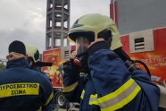 Εκπαίδευση Σχολής Αξιωματικών στον Εξομοιωτή συνθηκών πυρκαγιάς