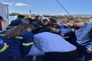 Εκπαίδευση 4ου Έτους Δοκίμων Ανθυποπυραγών σε πλωτό μέσο μεταφοράς