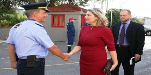 Επίσκεψη της Υφυπουργού ΠΡΟ.ΠΟ στην ΠΥΡ.Α Επίσκεψη της Υφυπουργού ΠΡΟ.ΠΟ στην ΠΥΡ.Α