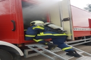 Εκπαίδευση Σχολής Αξιωματικών στον Εξομοιωτή συνθηκών πυρκαγιάς