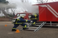Πρακτική Εκπαίδευση 3ου και 2ου Έτους Δοκίμων Ανθυποπυραγών στον Εξομοιωτή συνθηκών πυρκαγιάς