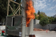 Φάσεις κατά την εξέλιξη της πειραματικής διαδικασίας, διερεύνησης της συμπεριφοράς έναντι φωτιάς,  τεχνικών εξοικονόμησης ενέργειας των κτιρίων και συγκεκριμένα του  συστήματος «αεριζόμενης πρόσοψης» (ventilated facade).